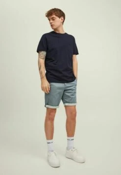 Jack & Jones PRINT - Shorts - Slate Gray -Modekleidung e70dfd4a4ade4f5e8c60d993537d4e5e