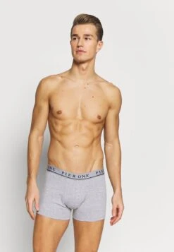 Pier One 5 PACK - Panties - Dark Blue/mottled Grey -Modekleidung e7caeaa5acd24759bda5c052f66c01a6 1