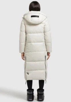 Khujo MELONA SHINY - Wintermantel - Perlweiß -Modekleidung ea80c207fbdb4083b45404be359de730