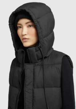 Khujo EDEN MATT - Weste - Schwarz -Modekleidung f88f9d0c7d89455fb8048a8f0fcdc5e0