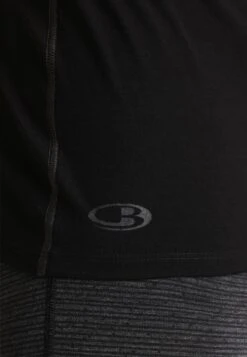 Icebreaker MERINO ANATOMICA SS CREWE - Unterhemd/-shirt - Black/monsoon -Modekleidung f98de80da9e542b98fae265a31a448b8