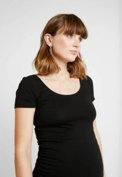 2 PACK - T-Shirt Basic - Dark Gray/black -Modekleidung fd84b13dce5a4b8e90979573bd4821fa